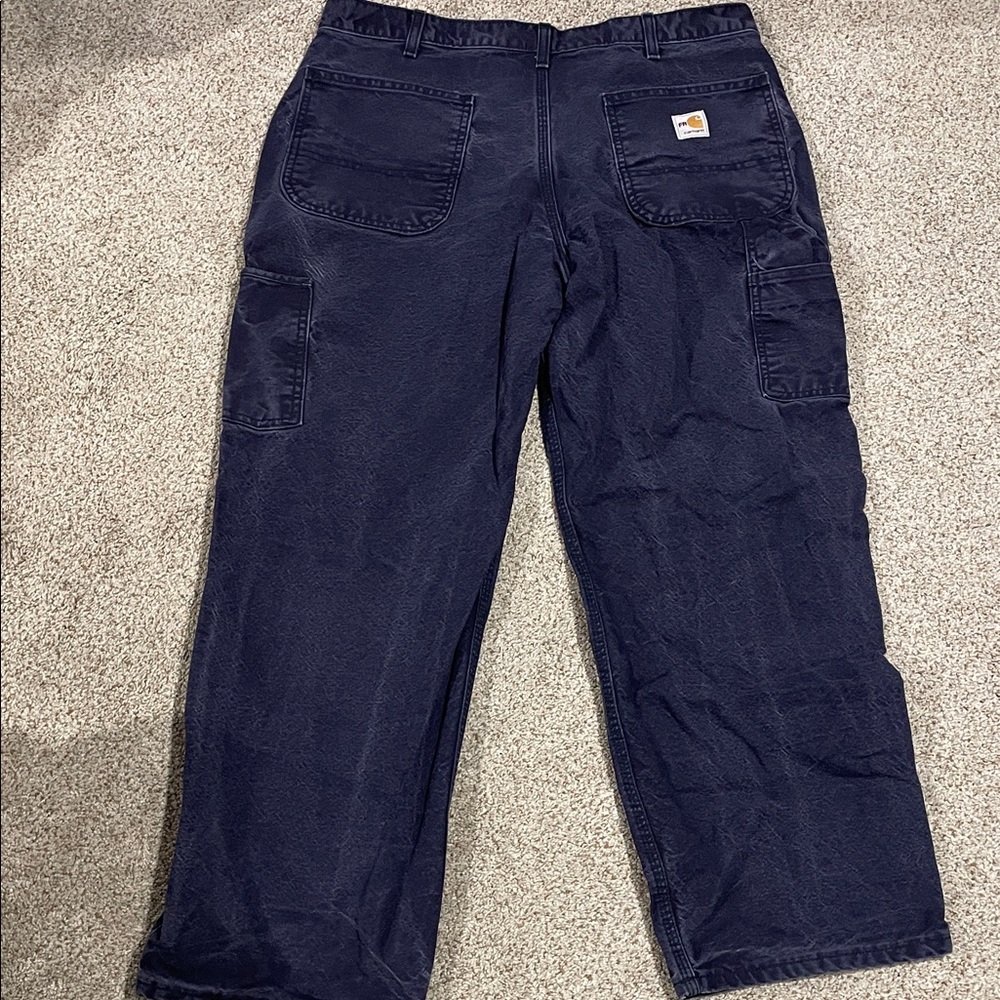 Carhartt Navy Blue Cargo Pants